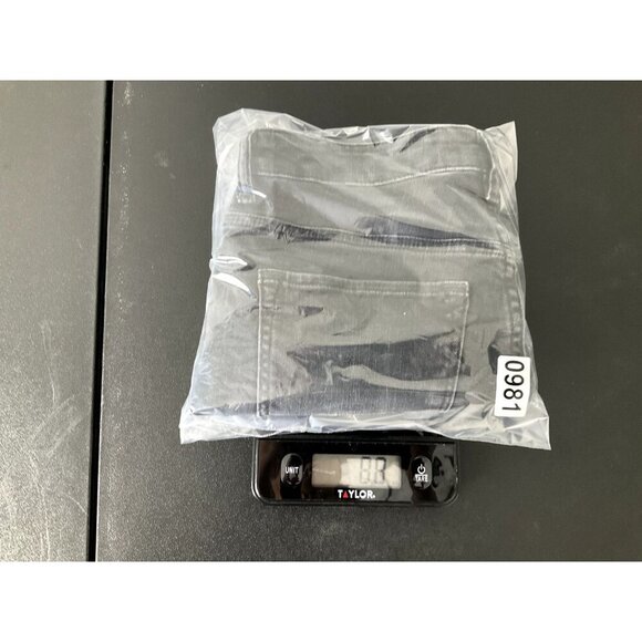 AllSaints Shorts Women 28 Off Black Distressed Mabel High‎ Waisted Raw Hem Denim - Picture 8 of 8